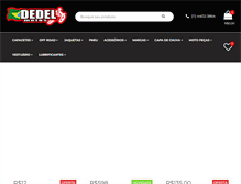 Tablet Screenshot of dedelmotos.com.br
